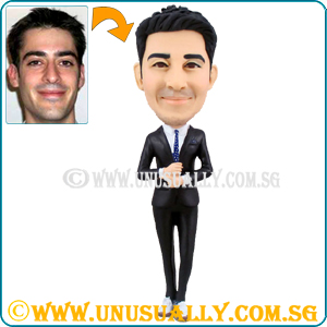 Custom 3D Famous Korean Drama Smart Male In Suit Figurine